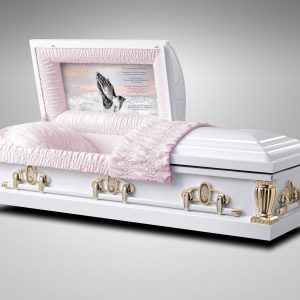 Caskets-23rd-Psalm-White_1
