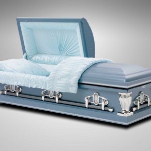 Caskets-Corinthian-Powder-Blue